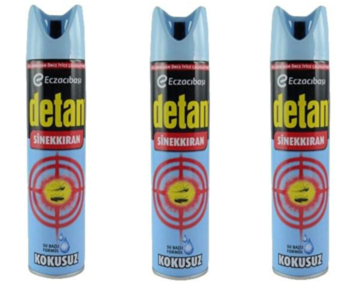 DETAN SİNEKKIRAN KOKUSUZ 275 ML x 3 ADET