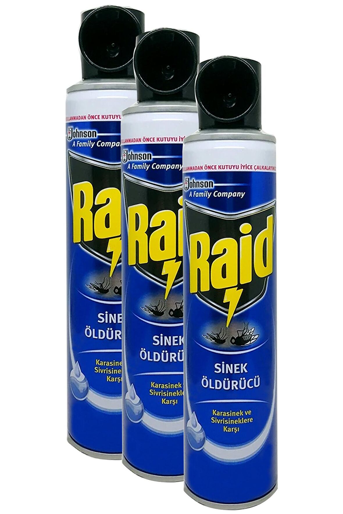 RAİD SİNEK ÖLDÜRÜCÜ SPREY 300 ML x 3 ADET