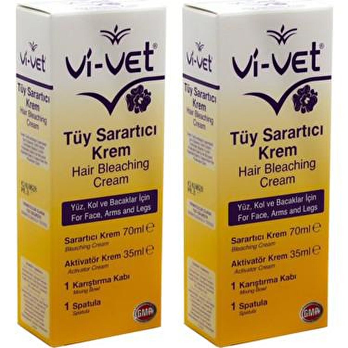 Vİ-VET TÜY SARARTICI KREM 70ML + 35 ML x 2 ADET