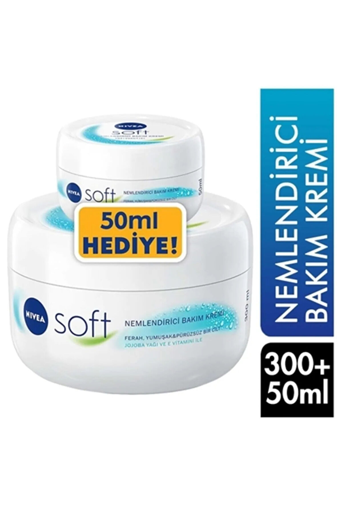 Soft 300 Ml + 50 Ml Hediyeli Nemlendirici Bakım Kremi (2 Adet)