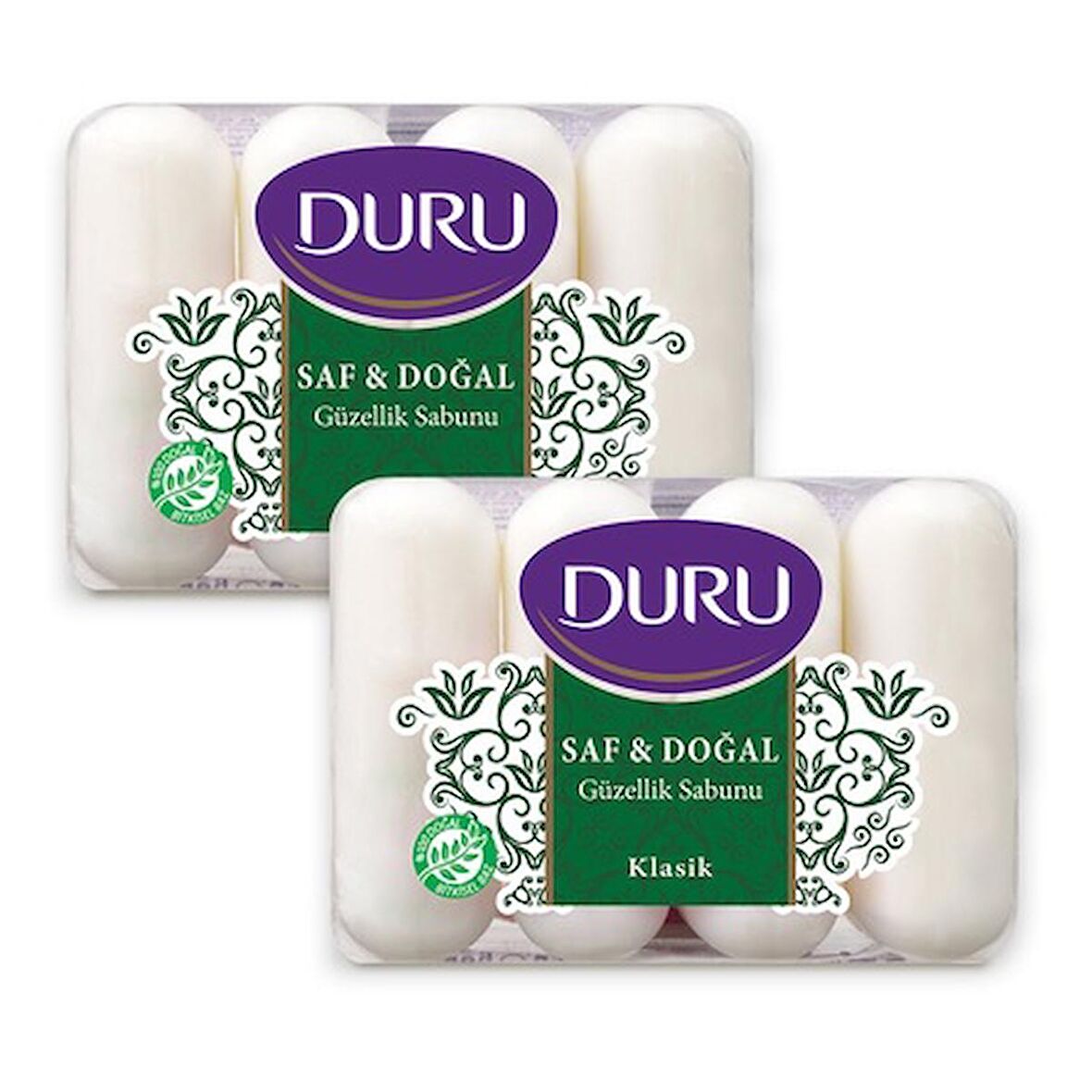 DURU SAF DOĞAL KLASİK BEYAZ SABUN VEGAN 4*70 GR X 2 ADET