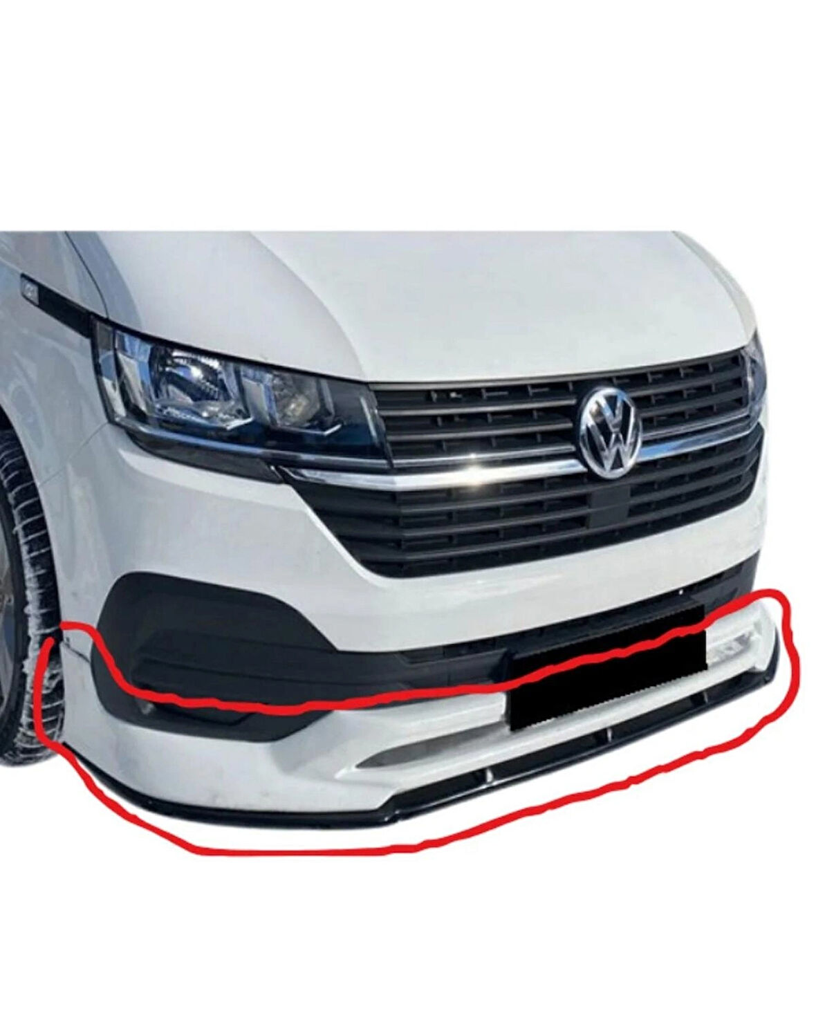 TRANSPORTER 2020-2024 ÖN TAMPON EKİ (( BOYASIZ ))