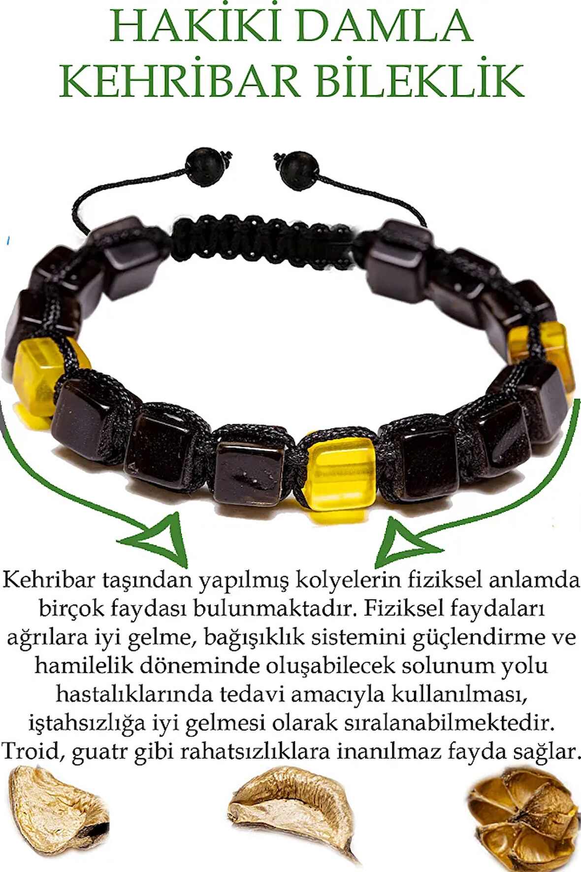 Üretici Sertifikalı Küp Kesim Bordo Sarı Doğal Damla Kehribar Bileklik