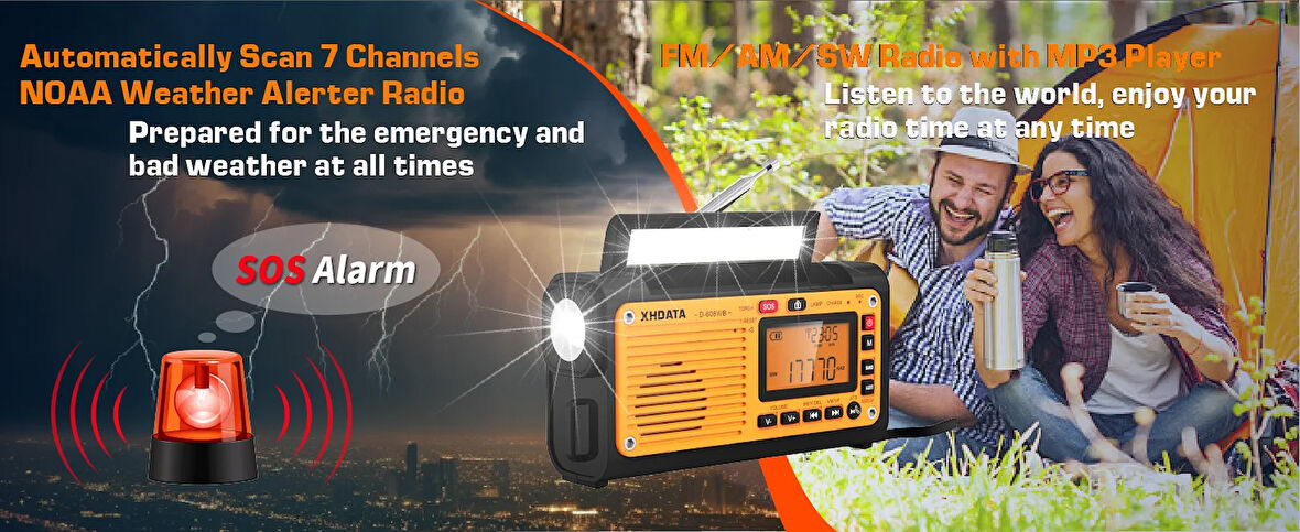 Kamp Radyosu El Kranklı XHDATA D-608 WB