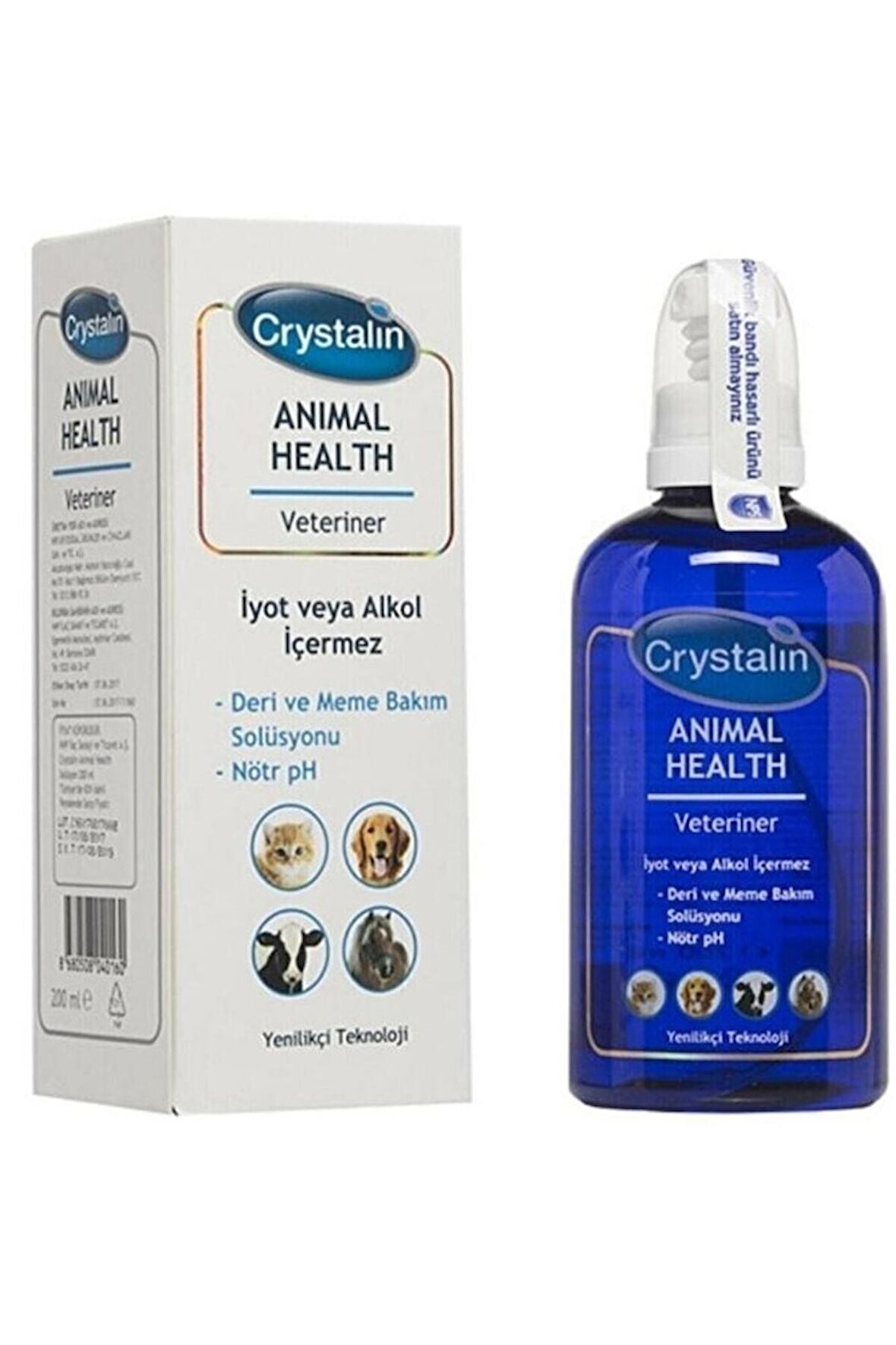 Crystalin Animal Health 200 ml Hayvan Yara Bakım Spreyi