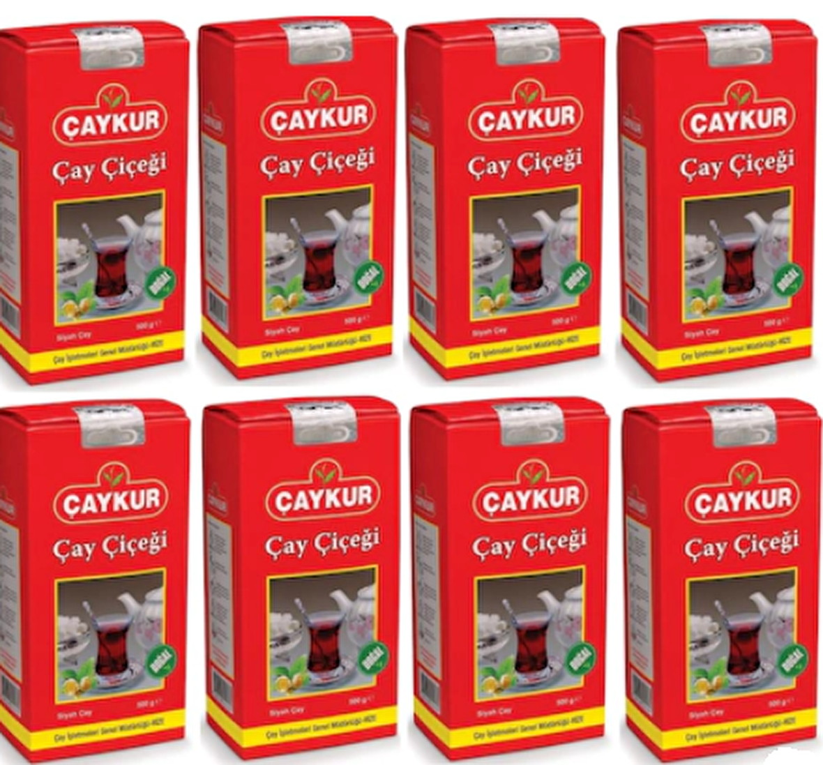 Çaykur Çay Çiçeği Dökme Siyah Çay 8x500 gr 