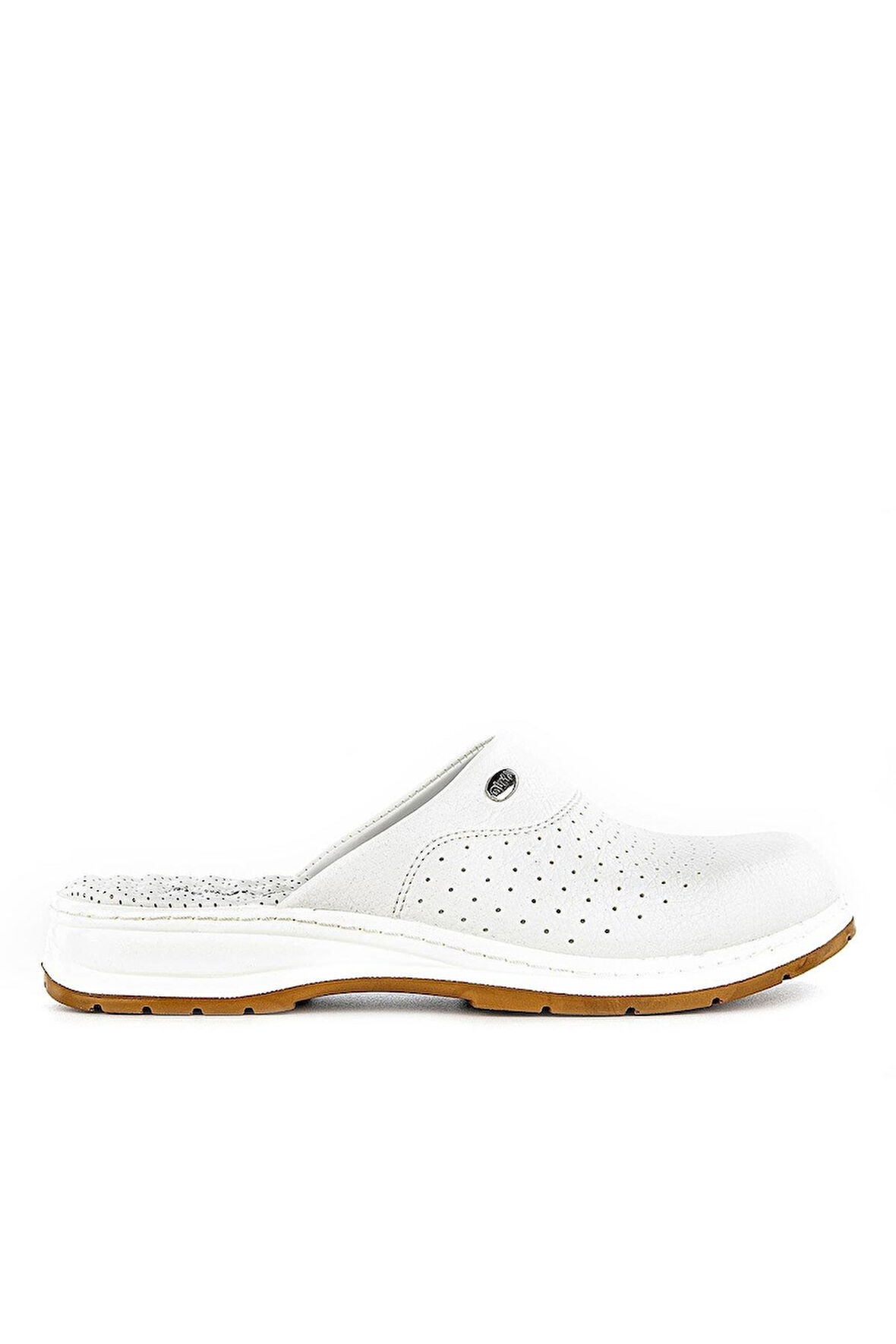 MUYA SHORE ÇOK AMAÇLI KAYMAZ TABAN TOPUK DİKENİ ORTOPEDİK SABO KADIN TERLİK BEYAZ