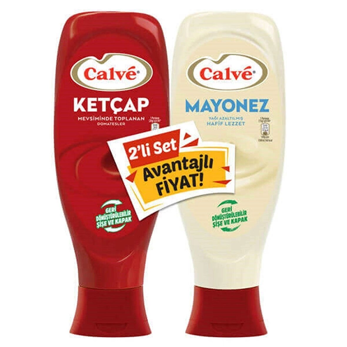 Calve 2'li Set Ketçap 600g + Mayonez 540g