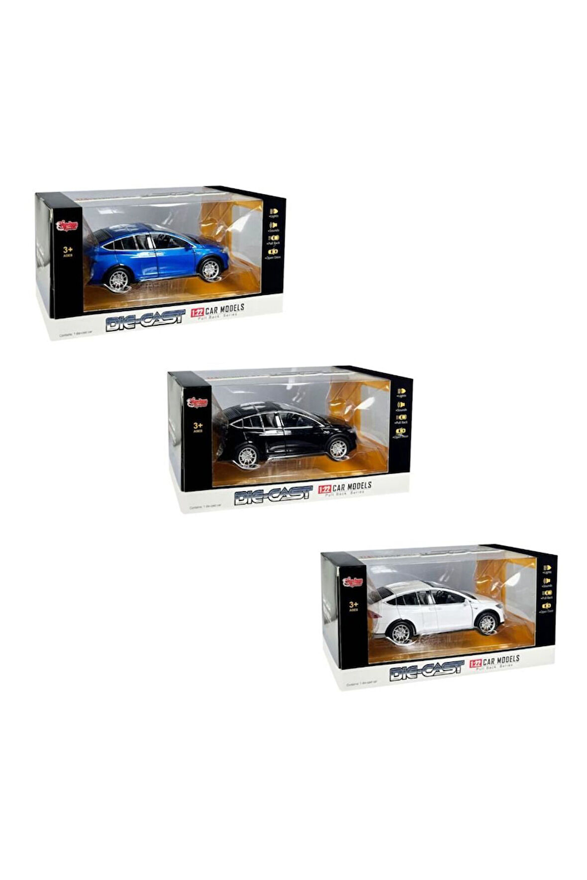 Erkek Çocuk Oyuncak HCL-911 Kutulu Çek Bırak 1:22 Sesli Ve Işıklı Araba TSL Kız Çocuk Eğitici Oyunca