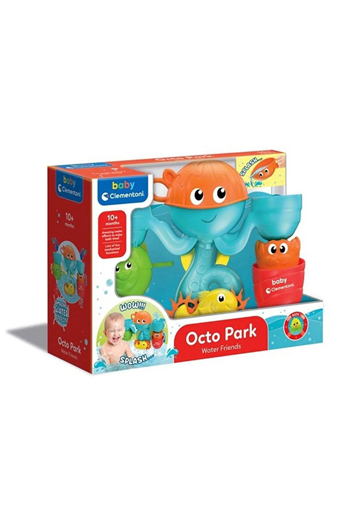 Erkek Çocuk Oyuncak 17658 Eğlenceli Arkadaşlar Su Parkı Banyo Oyuncağı, Baby, +6 ay Kız Çocuk E