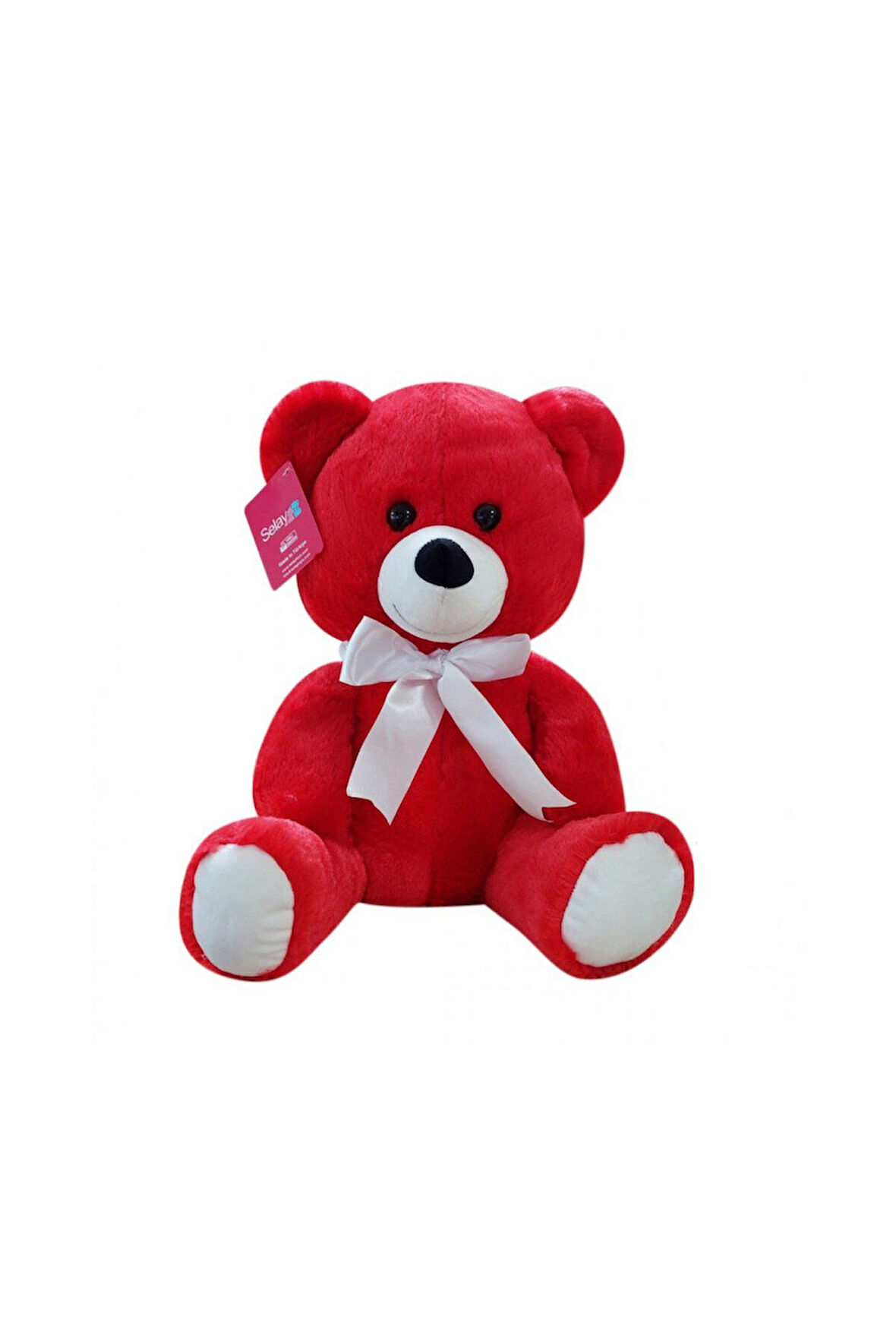 Erkek Çocuk Oyuncak 1178KR Selay, Oturan Ayı 37cm Kırmızı Kız Çocuk Eğitici Oyuncaklar