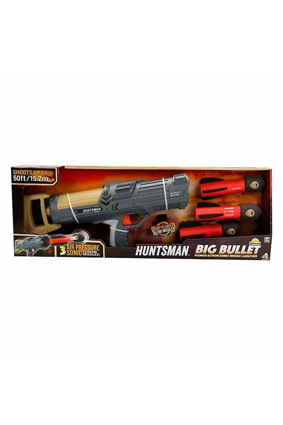 Erkek Çocuk Oyuncak Huntsman Big Bullet Füze Atan Oyuncak - S00091944 Kız Çocuk Eğitici Oyuncaklar