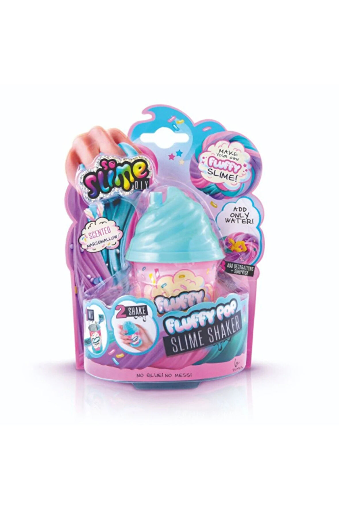 Erkek Çocuk Oyuncak Fluffy Slime Marshmallow Dokulu Mavi Kız Çocuk Eğitici Oyuncaklar