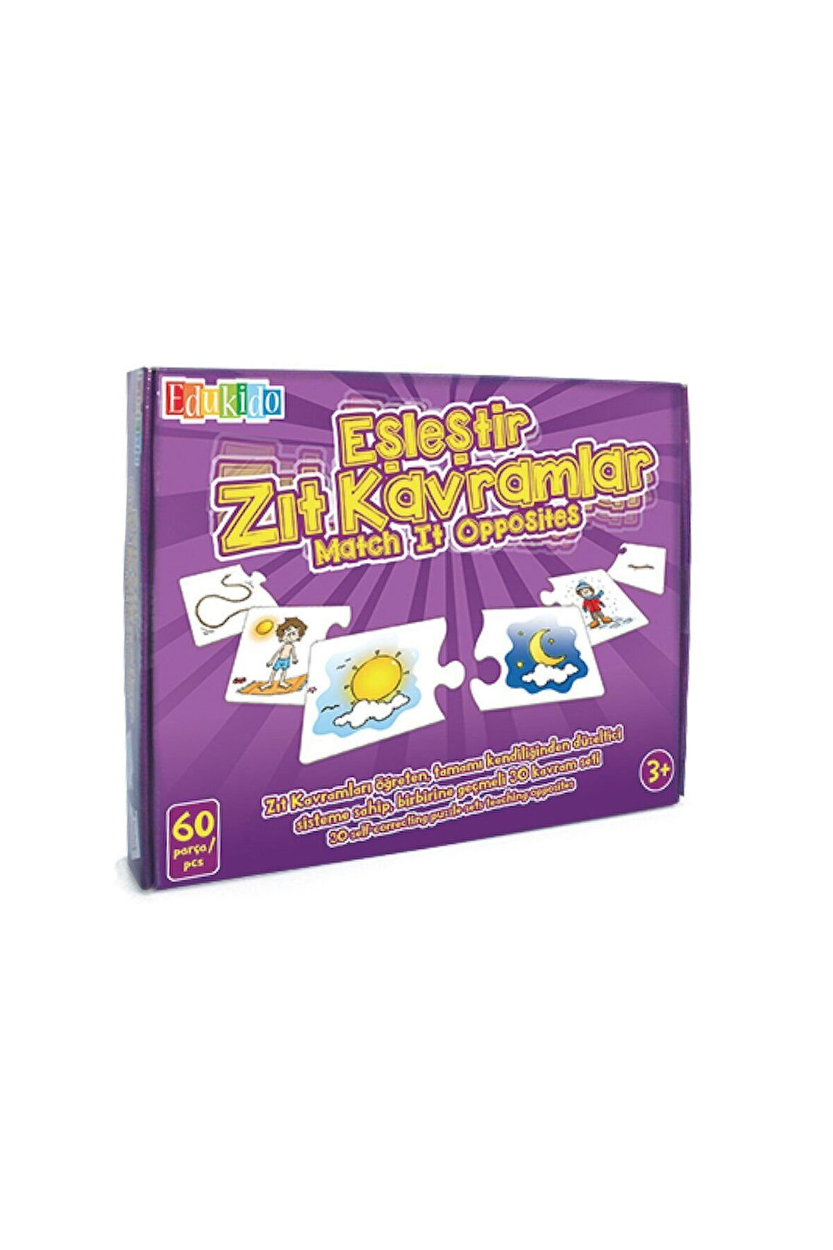 Erkek Çocuk Oyuncak EDU-1012 Chiva, Eşleştir - Zıt Kavramlar Kız Çocuk Eğitici Oyuncaklar