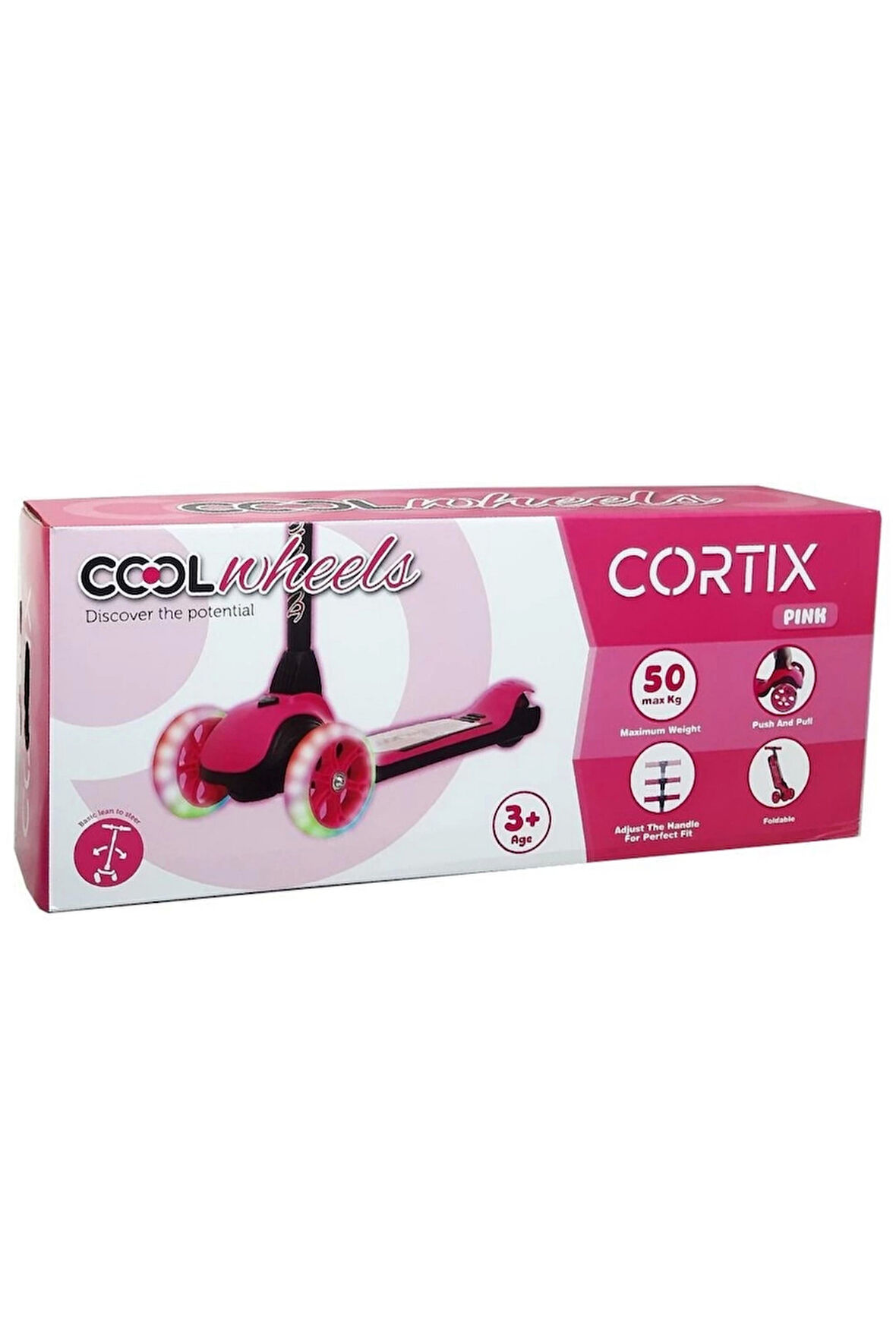 Erkek Çocuk Oyuncak Cortix Scooter Pembe Kız Çocuk Eğitici Oyuncaklar