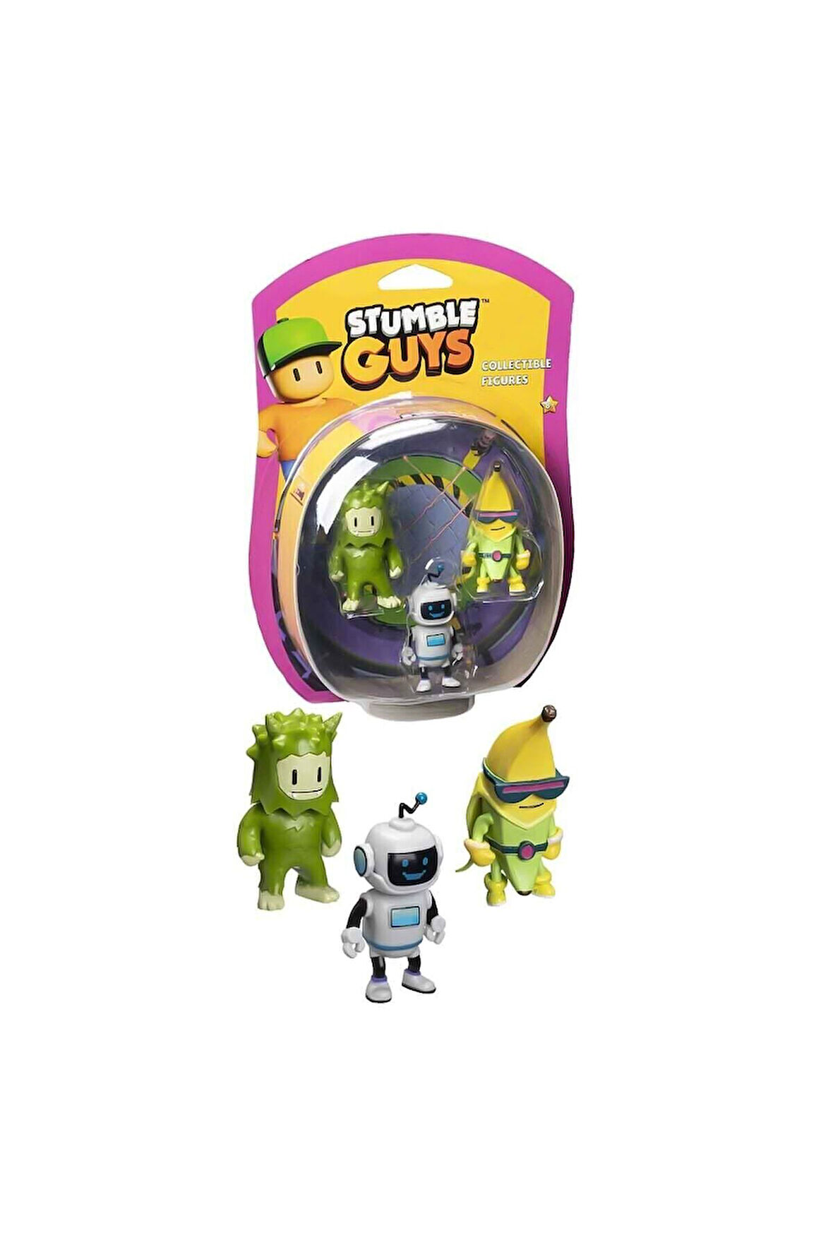Erkek Çocuk Oyuncak PMI SG2220 Stumble Guys Figür Seti 3lü -Necotoys Kız Çocuk Eğitici Oyuncaklar