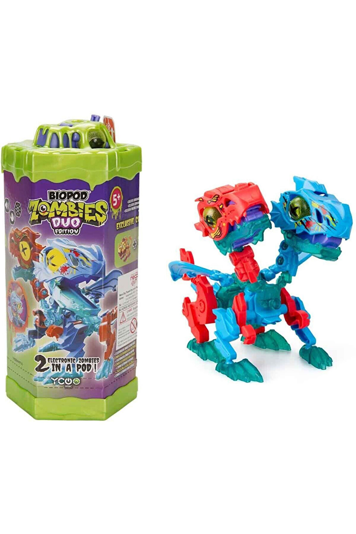 Erkek Çocuk Oyuncak SIL 88694 Sesli ve Işıklı Biopod Zombies Inmotion İkili Dinozor Robot Kız Çocuk