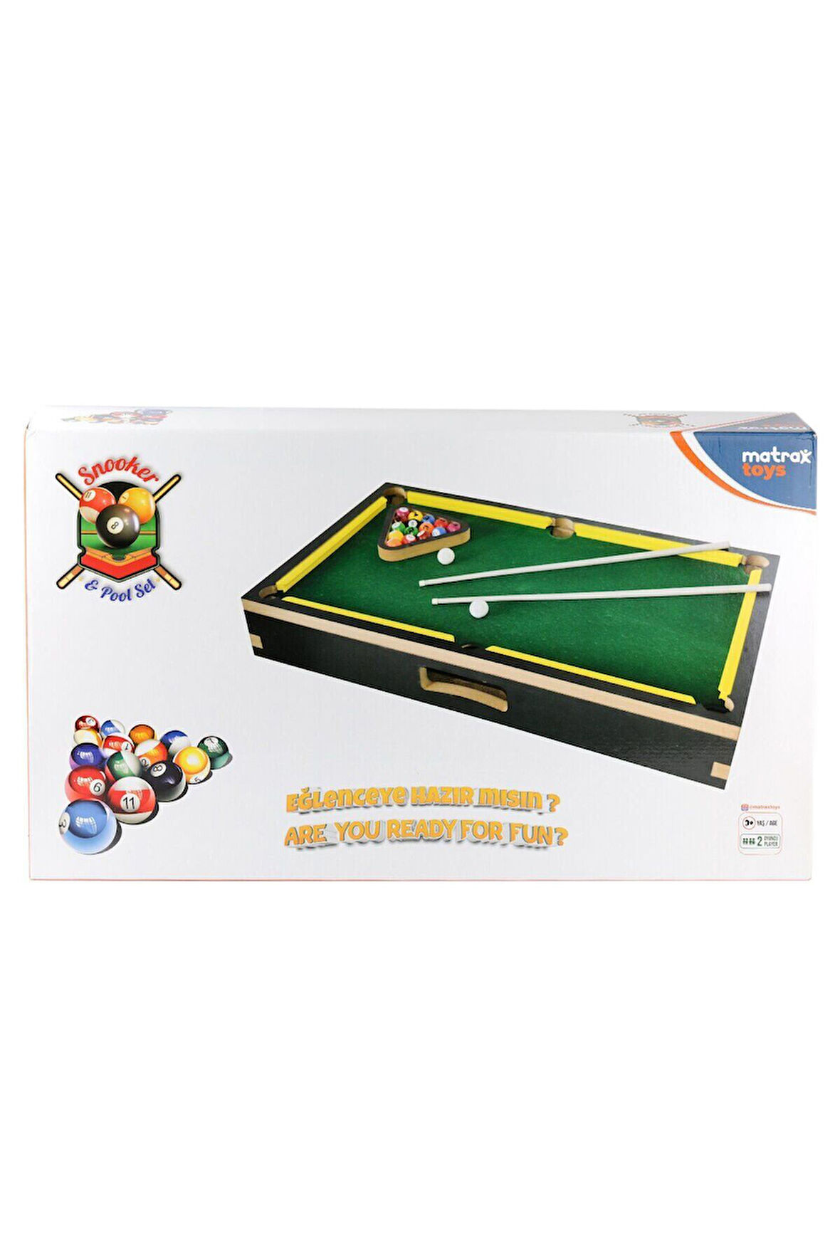 Erkek Çocuk Oyuncak 417 Matrax Ahşap Bilardo Oyunu -Akçiçek Oyuncak Kız Çocuk Eğitici Oyuncaklar