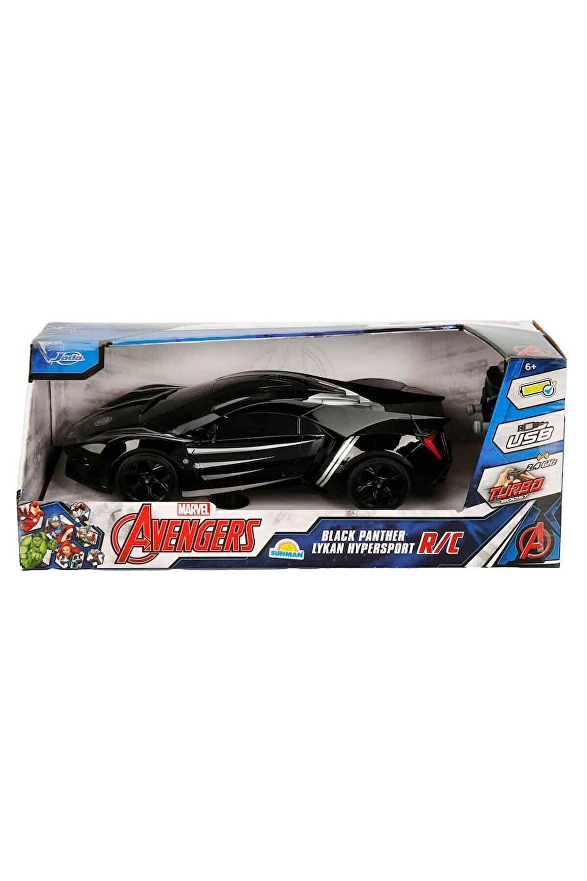 Erkek Çocuk Oyuncak 7037 Kumandalı 1:16 Avengers Panther Lykan Hypersport Araba Kız Çocuk Eğitici Oy