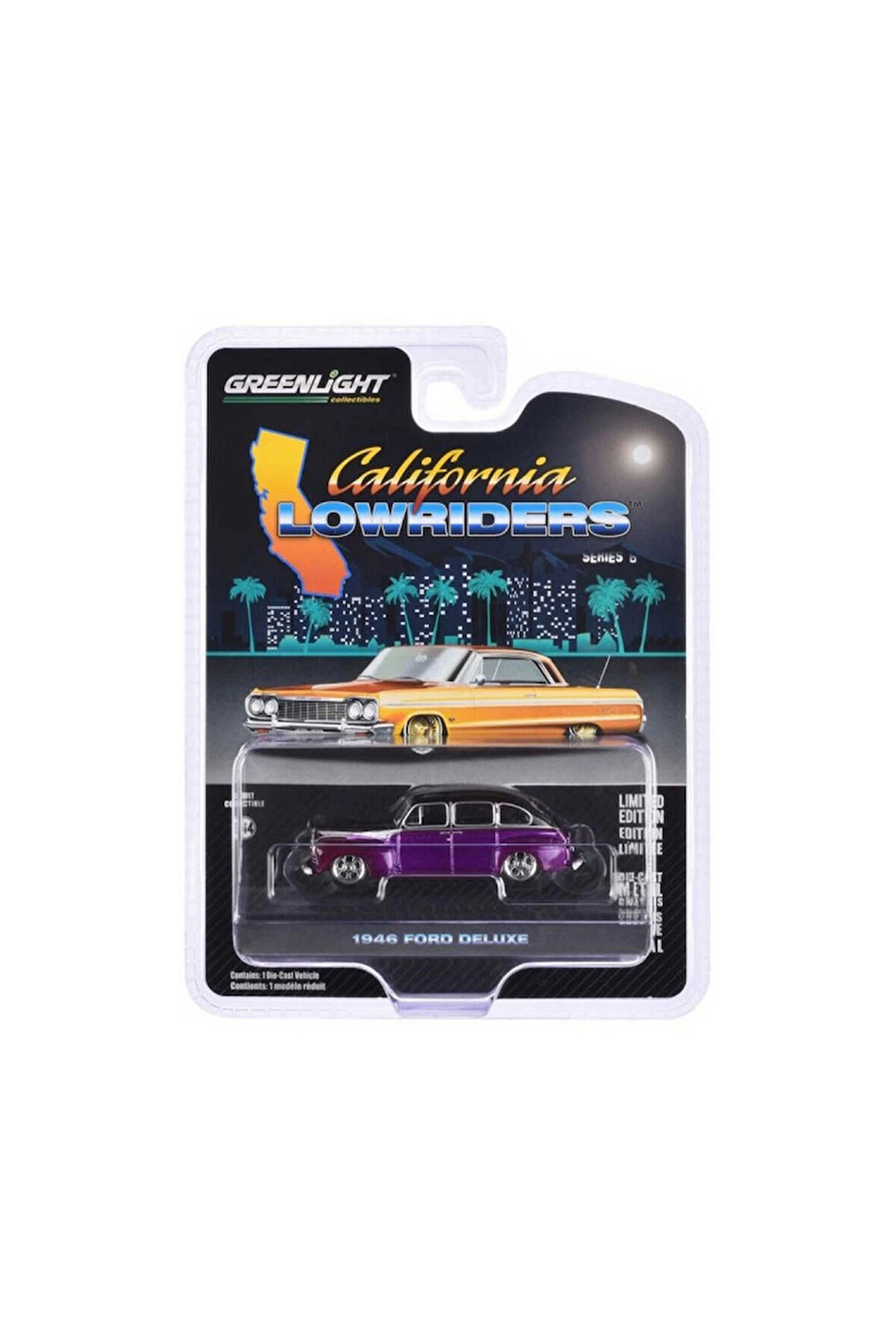 Erkek Çocuk Oyuncak Greenlight 1/64 California Lowriders Series 6- 1946 Fordor Super Deluxe Kız Çocu