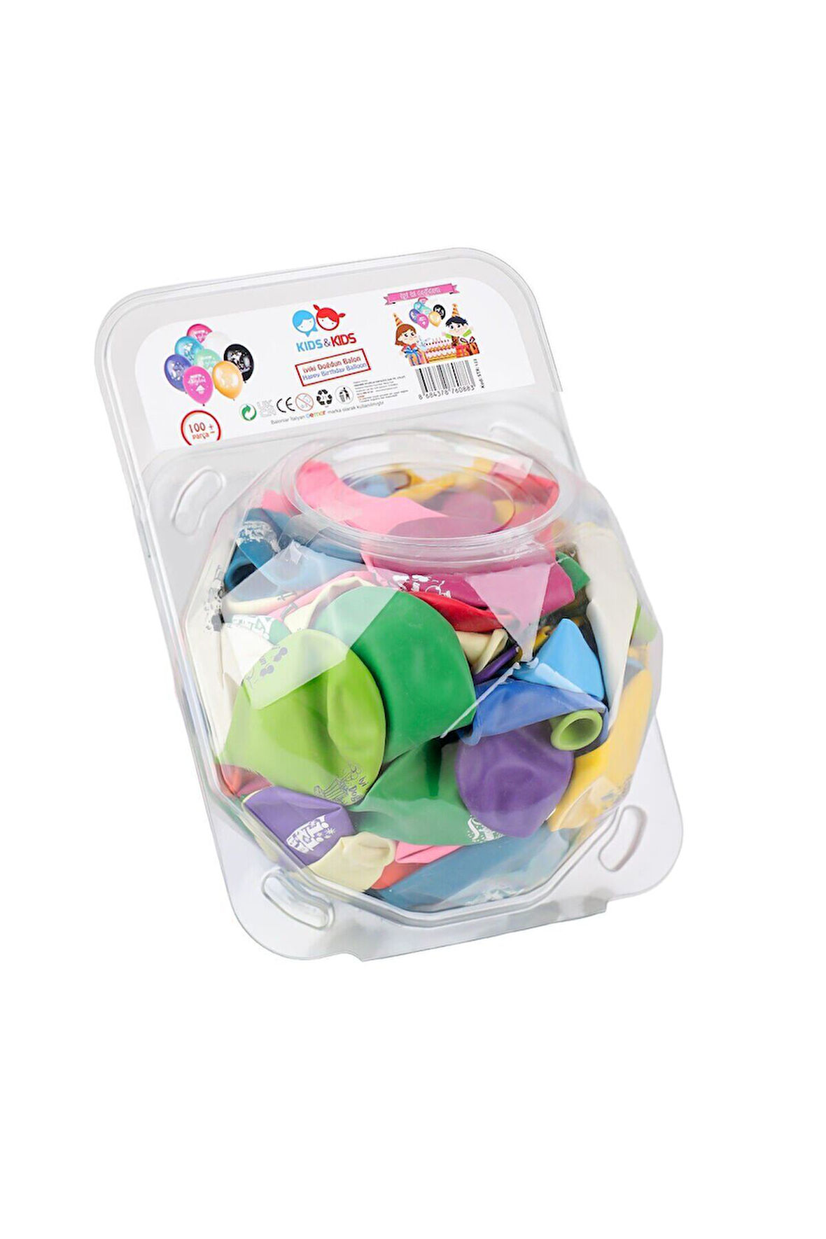 Erkek Çocuk Oyuncak STR-122 KİDS KİDS İYİKİ DOĞDUN BALON 100LÜ KOLİ 36 PK Kız Çocuk Eğitici Oyuncakl