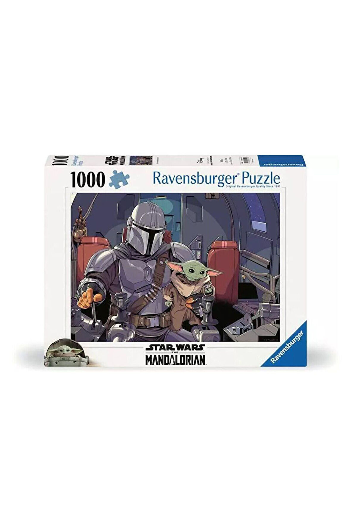 Erkek Çocuk Oyuncak 120005124:The Mandalorian 1000 parça Ravensburger Puzzle Kız Çocuk Eğitici O