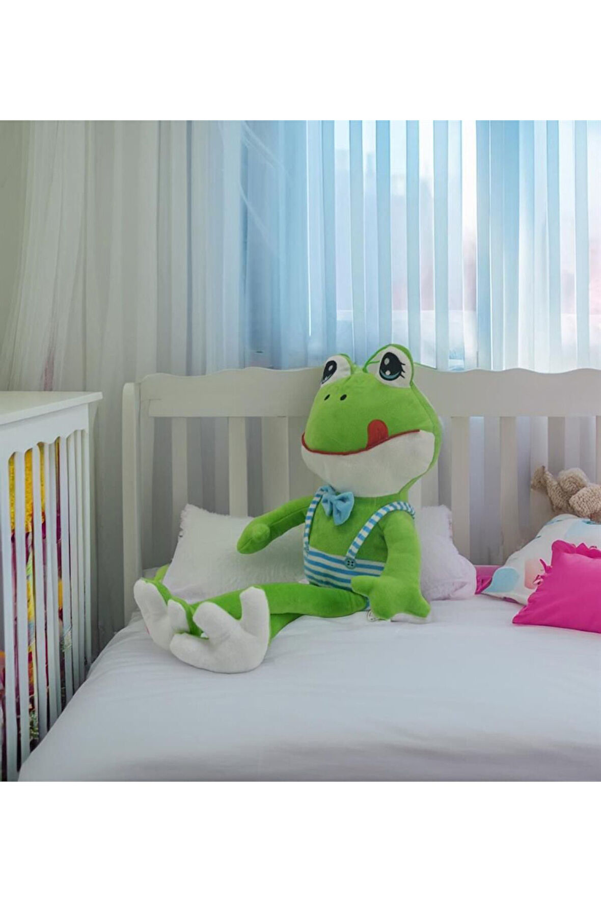 Erkek Çocuk Oyuncak 60cm UZUN BACAKLI KURBAĞA HALLEY Kız Çocuk Eğitici Oyuncaklar