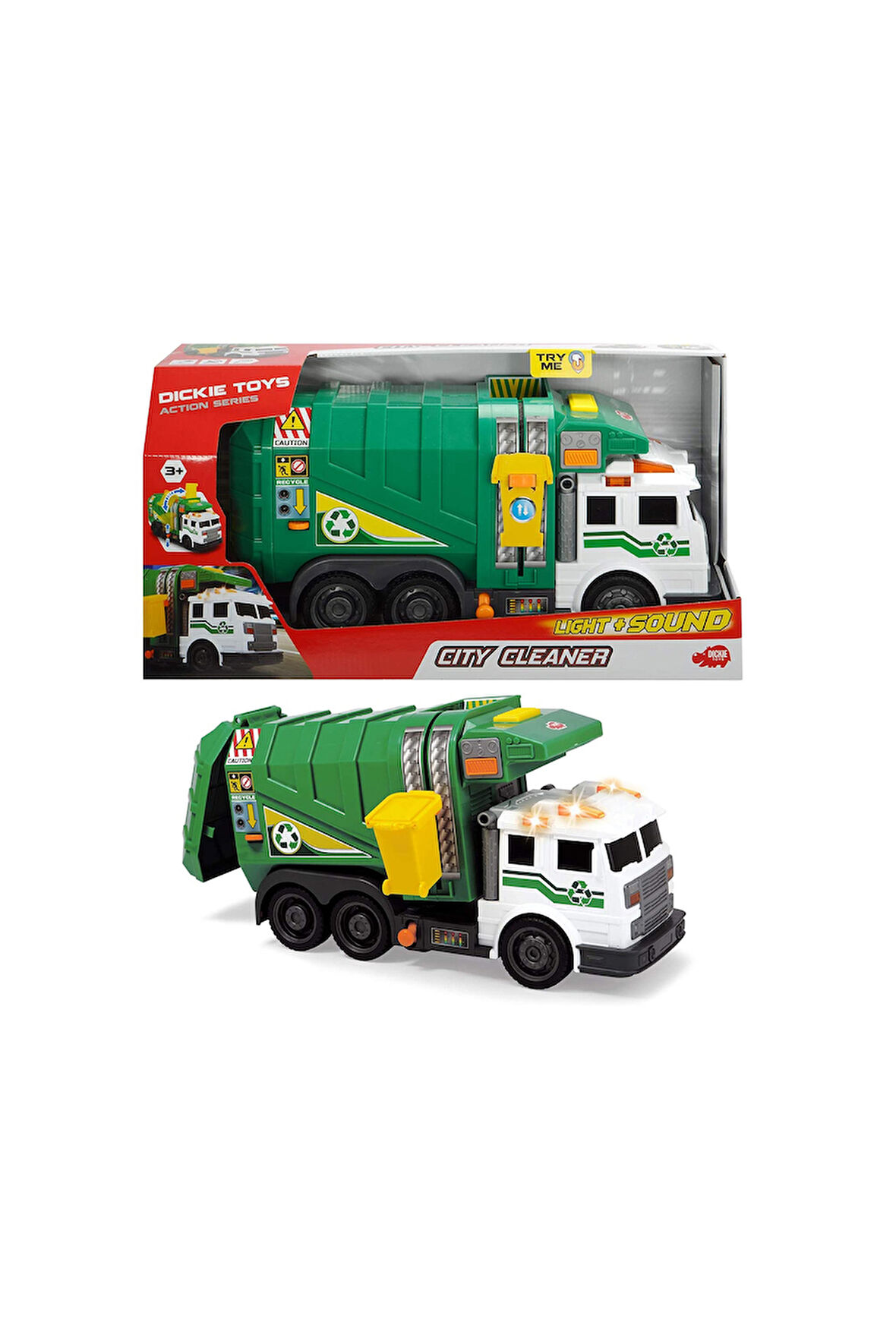 Erkek Çocuk Oyuncak 203308378 Dickie, Sesli ve Işıklı Şehir Temizleyici 35cm Kız Çocuk Eğitici Oyunc