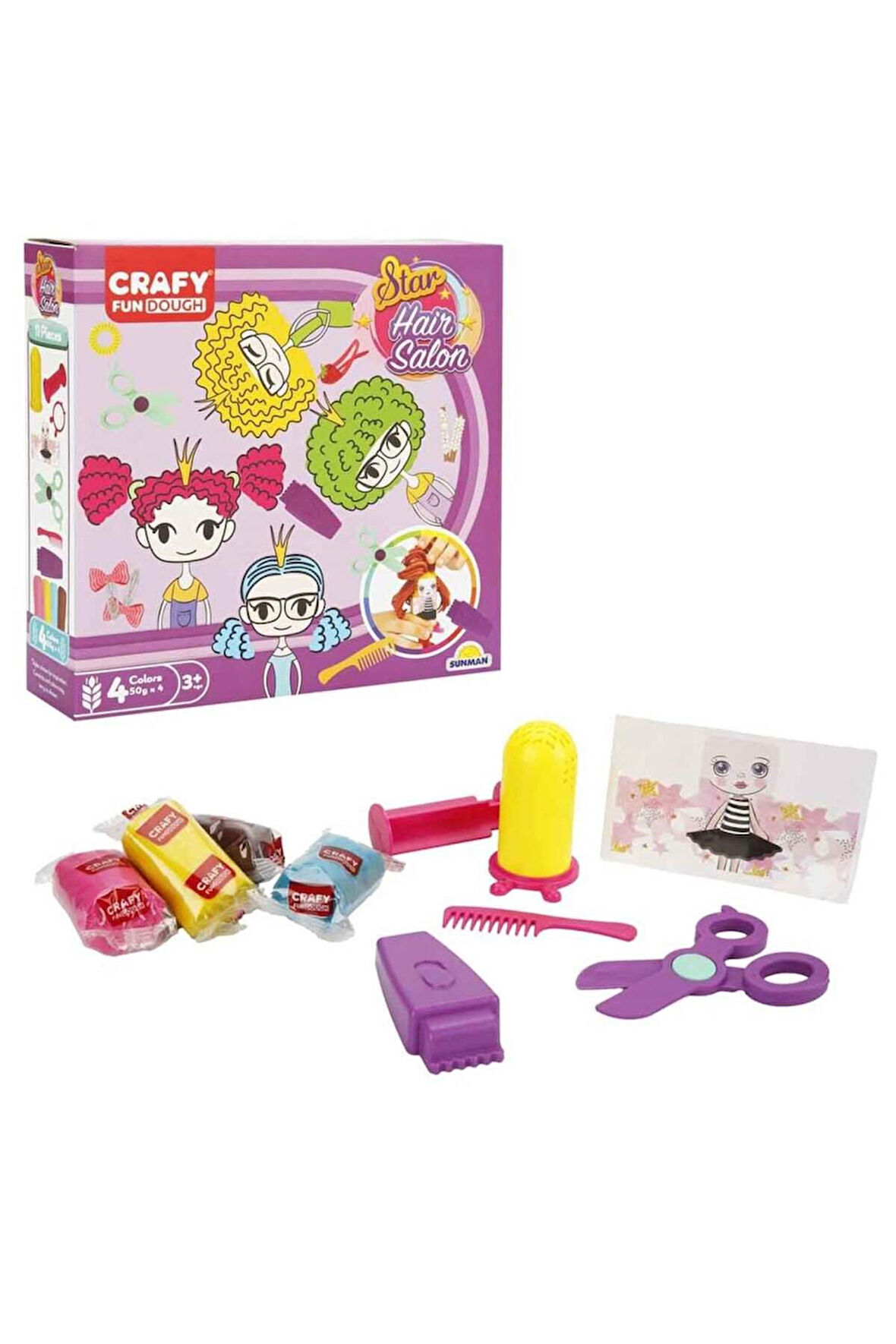 Erkek Çocuk Oyuncak HAMUR SET KÇK YILDIZLAR SALONU KUAFÖR Kız Çocuk Eğitici Oyuncaklar