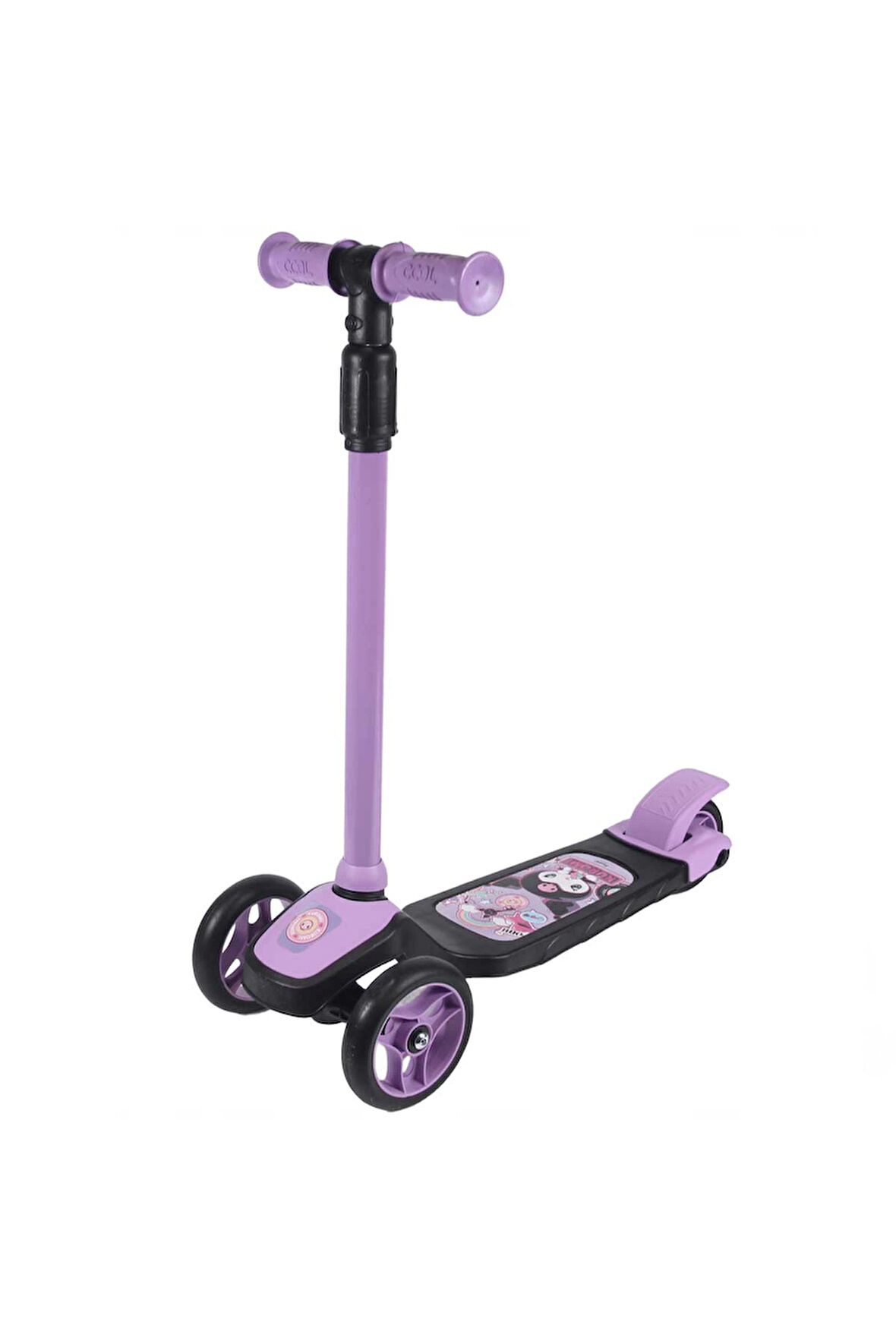 Erkek Çocuk Oyuncak Kuromi 3 Tekerlekli Twist Scooter Kız Çocuk Eğitici Oyuncaklar