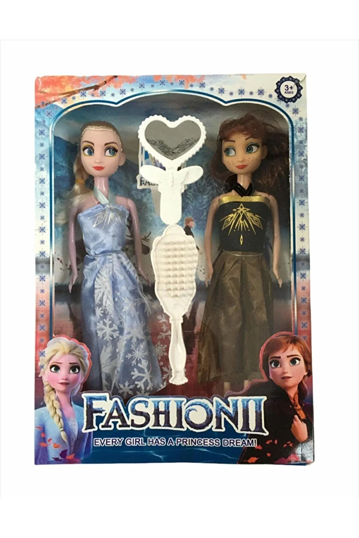 Eğitici Eğlenceli Çocuk Oyuncak Karlar Ülkesi Anna Elsa Şarkı Söyleyen 30Cm