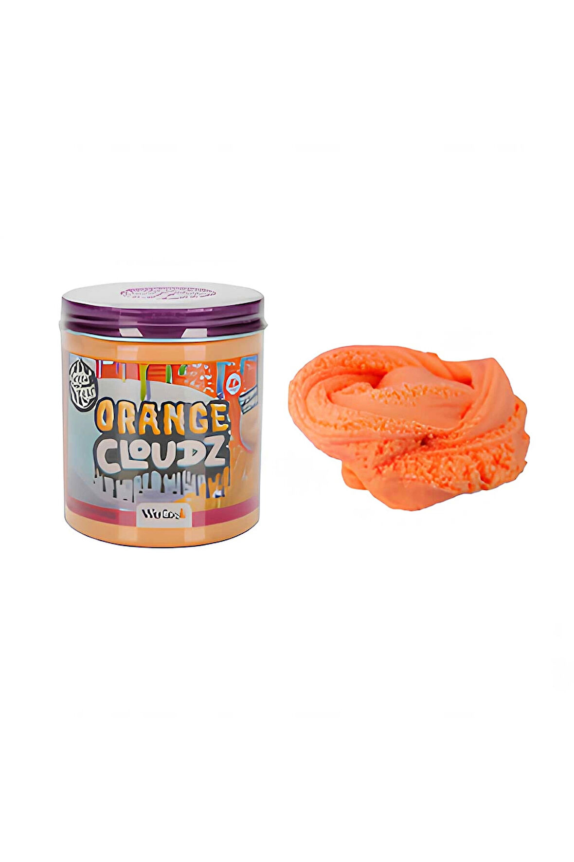 Erkek Çocuk Oyuncak Compound Kings Cloudz Turuncu Slime 150 Gr Kız Çocuk Eğitici Oyuncaklar