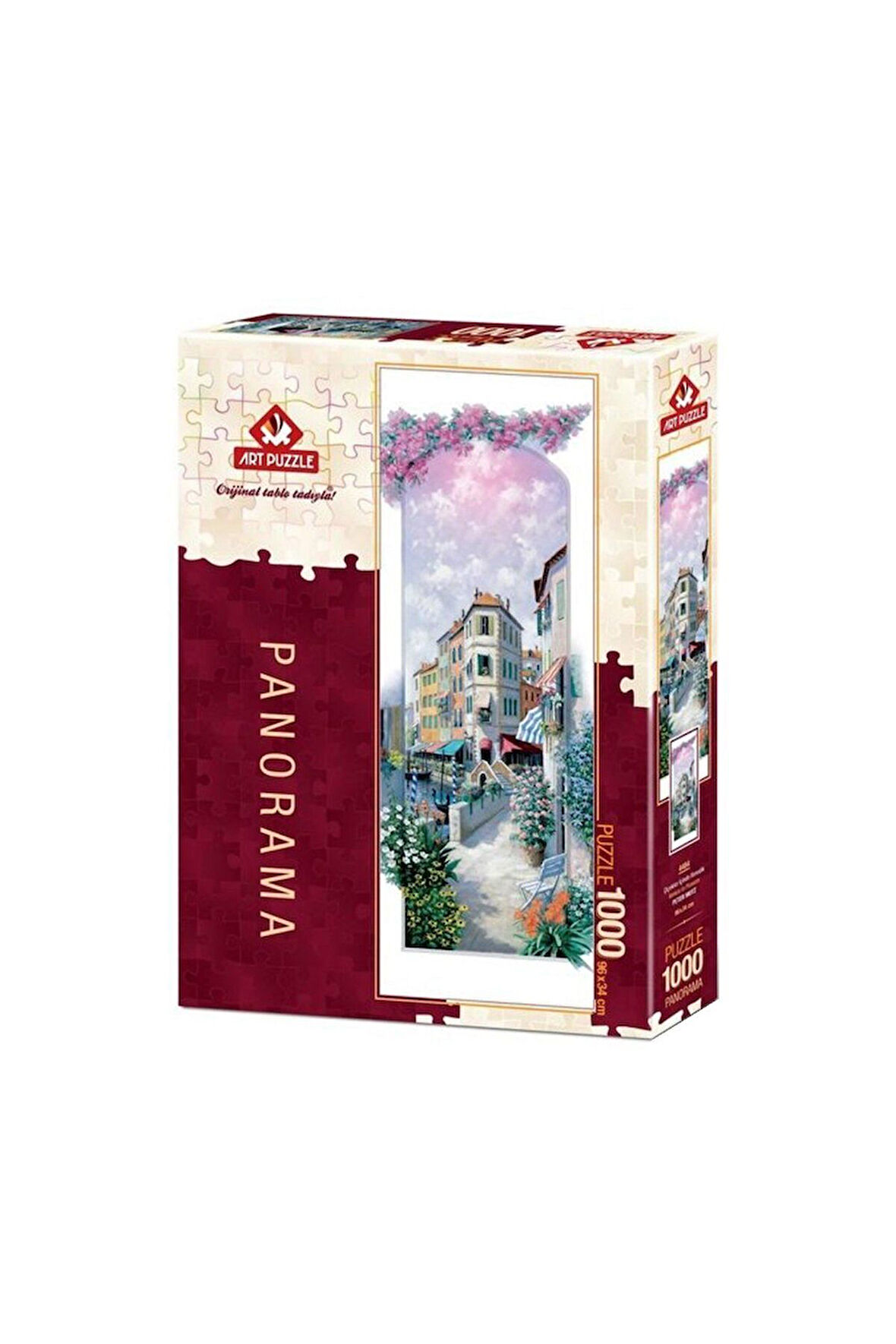 Erkek Çocuk Oyuncak 4484 Art Puzzle Çiçekler İçinde Venedik 1000 Parça Panorama Puzzle Kız Çocuk Eği