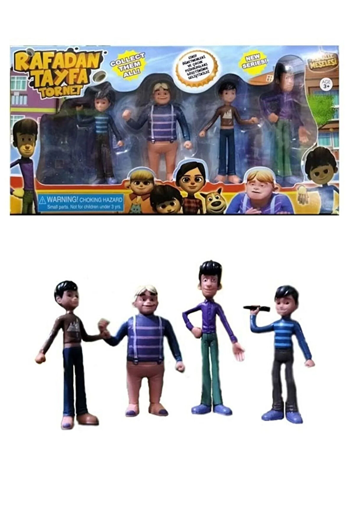 Çocuk Gelişim Oyuncaklar Tayfa 4'lü Kutulu Figür Oyuncak X9011-28251 Kız Erkek Çocuk Oyuncak