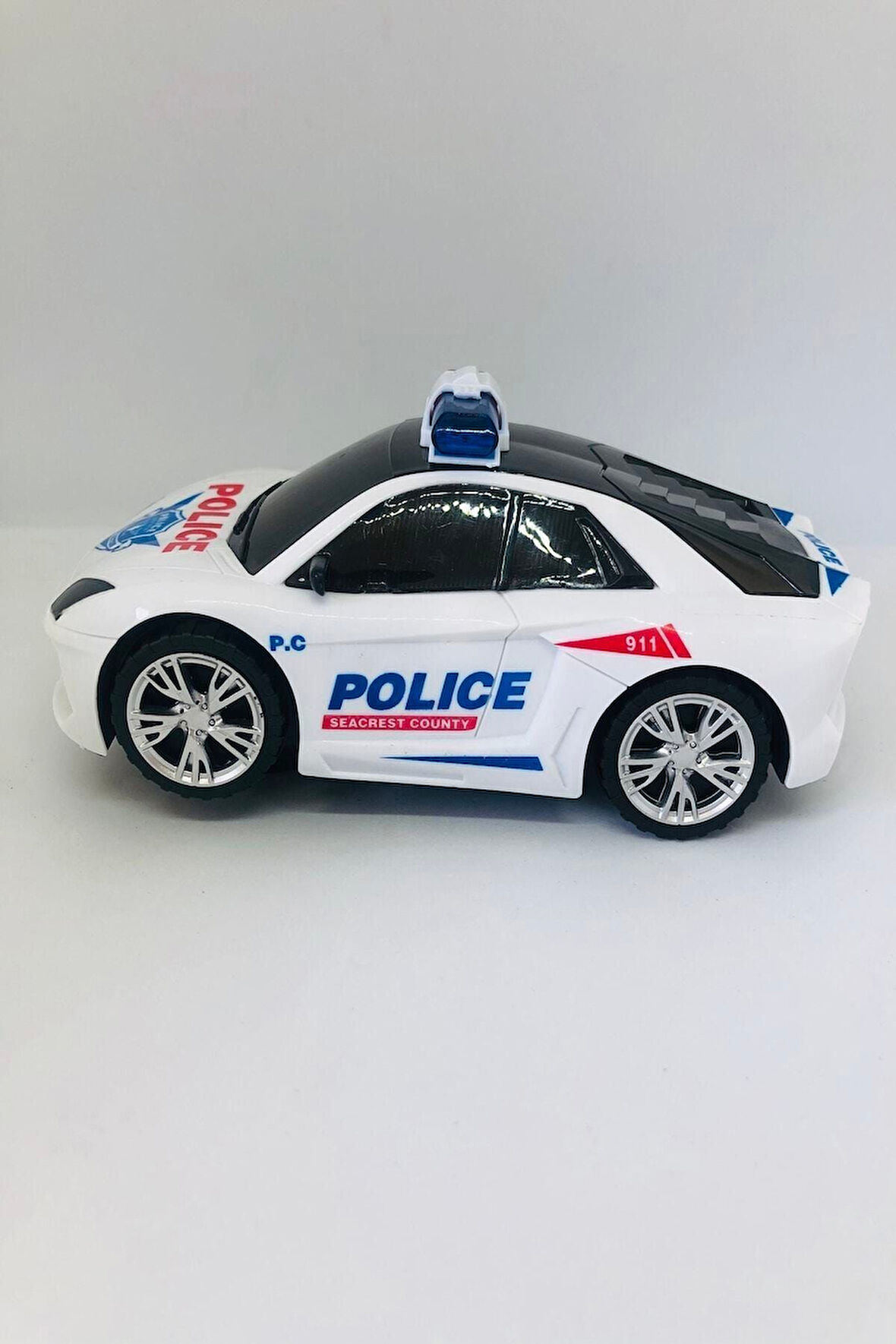 Çocuk Gelişim Oyuncaklar Sesli ve Işıklı Force Polis Arabası 18Cm Kız Erkek Çocuk Oyuncak