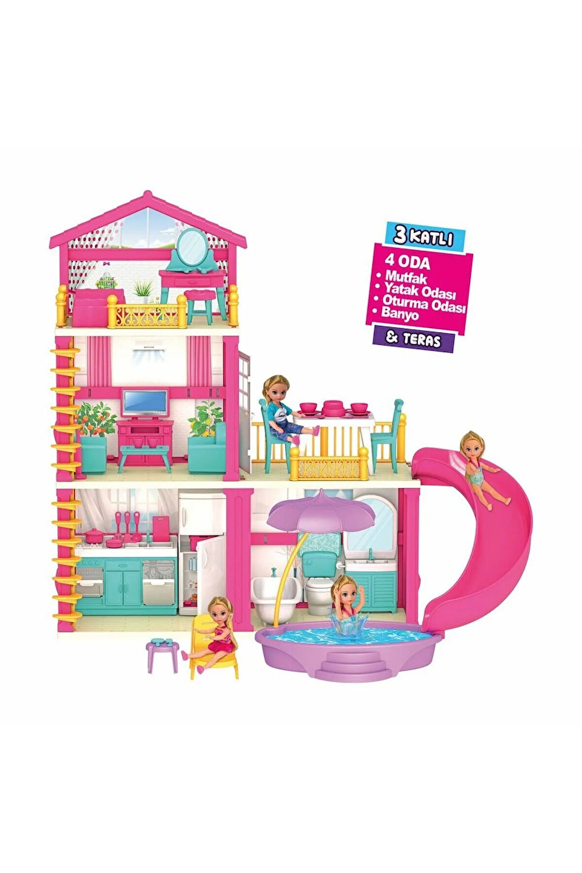 Erkek Çocuk Oyuncak 03742 Lola'nın Tatil Evi -Fentoys Kız Çocuk Eğitici Oyuncaklar