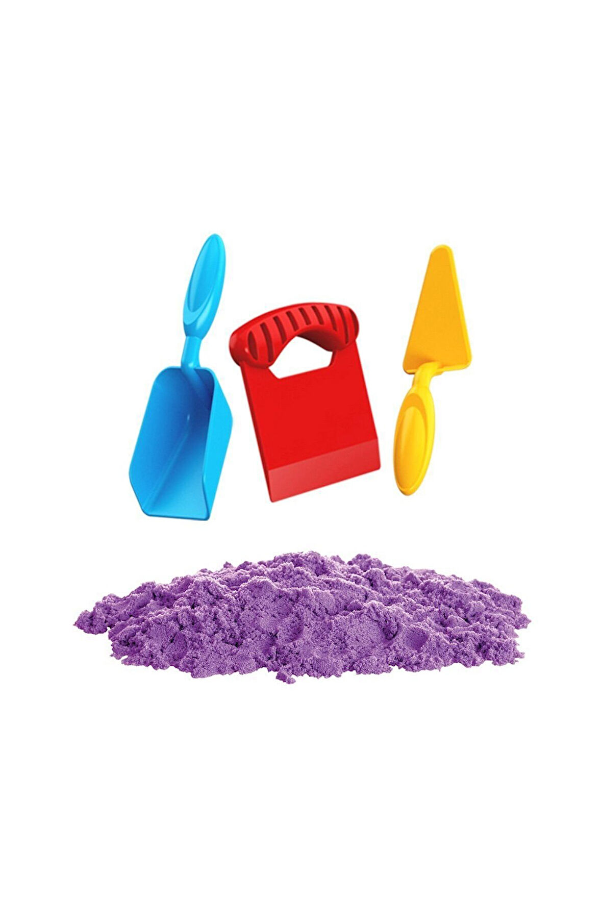 Erkek Çocuk Oyuncak 03694 Dede, Aksesuarlı Mor Kinetik Oyun Kumu 1000 gr Kız Çocuk Eğitici Oyuncakla