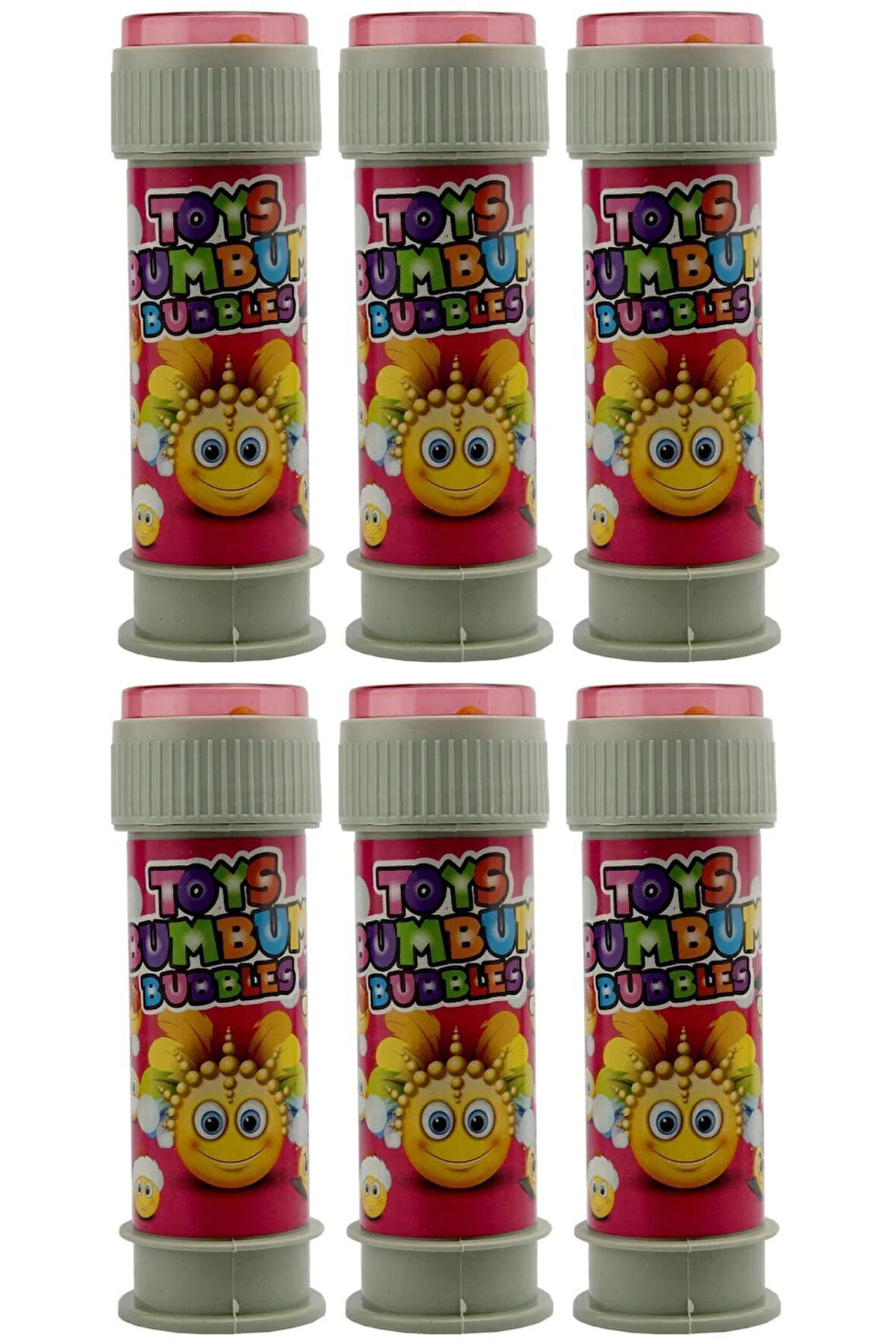 Çocuk Gelişim Oyuncaklar Üflemeli Köpük Baloncuk Nostaljik Eğlenceli 6Adet Kız Erkek Çocuk Oyuncak
