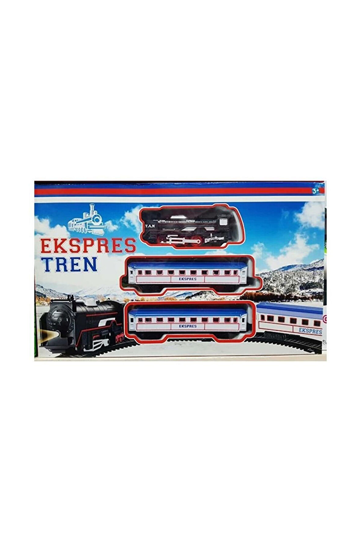 Erkek Çocuk Oyuncak CNM48 PİLLİ EKSPRES TREN Kız Çocuk Eğitici Oyuncaklar