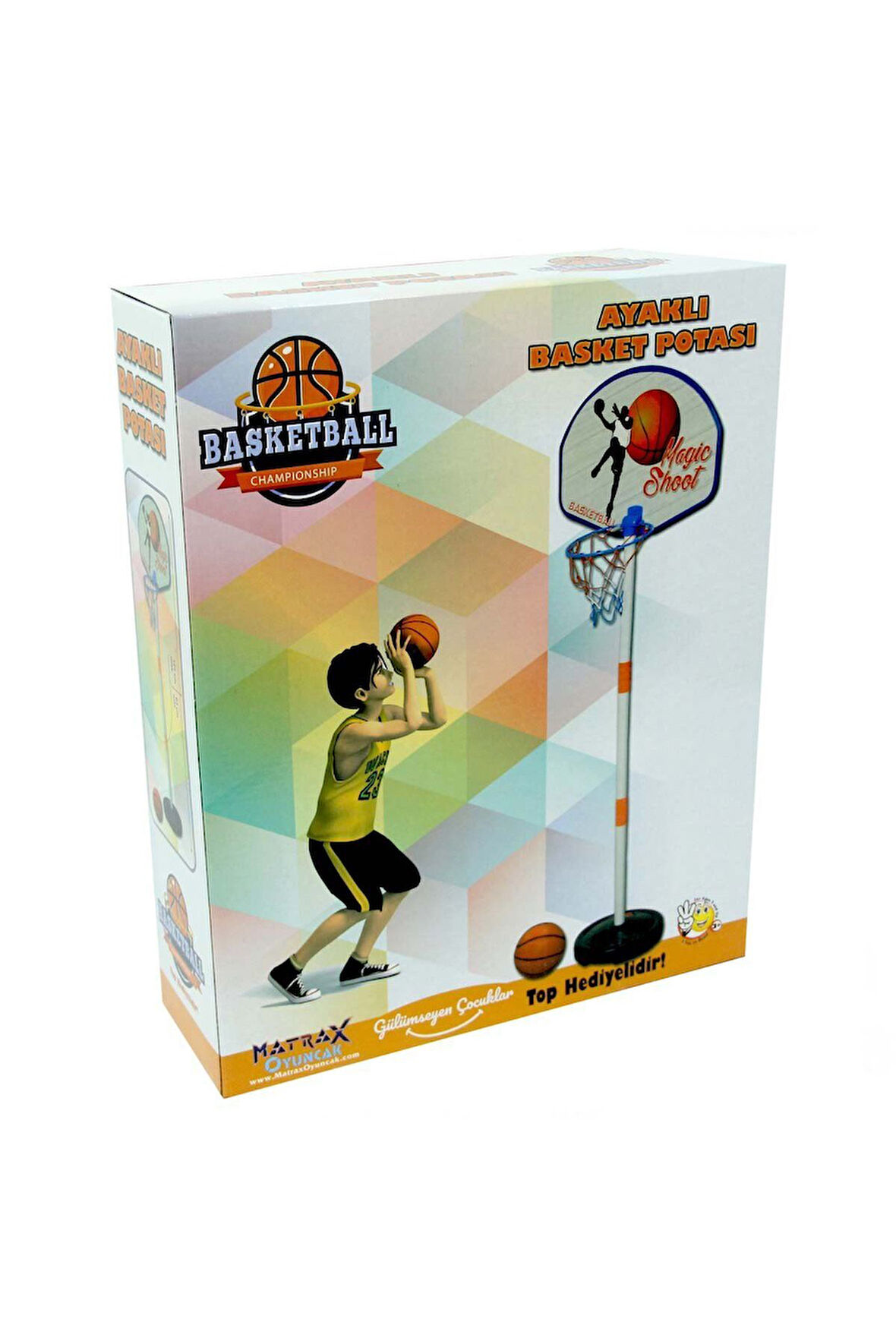Erkek Çocuk Oyuncak Ayaklı Basket Potası - 226 Kız Çocuk Eğitici Oyuncaklar