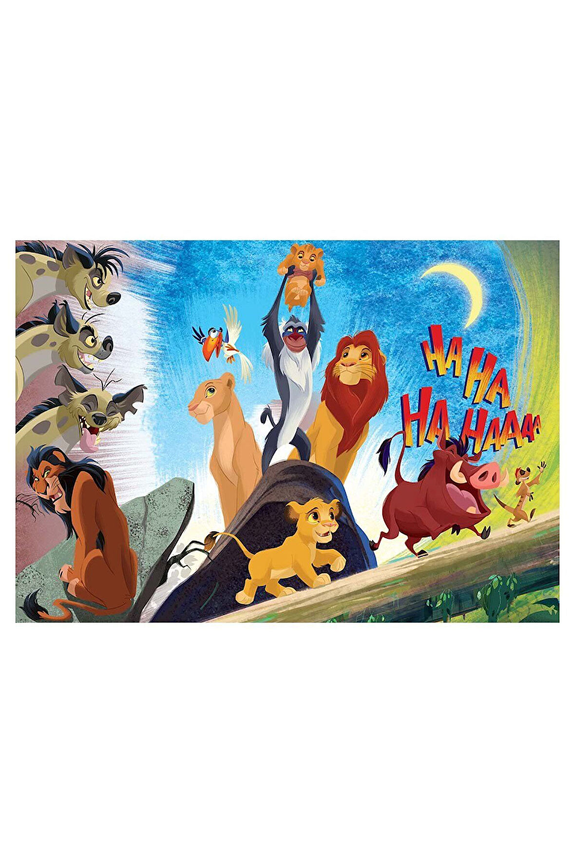 Öğretici Eğitici Oyuncaklar KS Lion King 100 Parça Puzzle Kız Erkek Çocuk Oyuncak