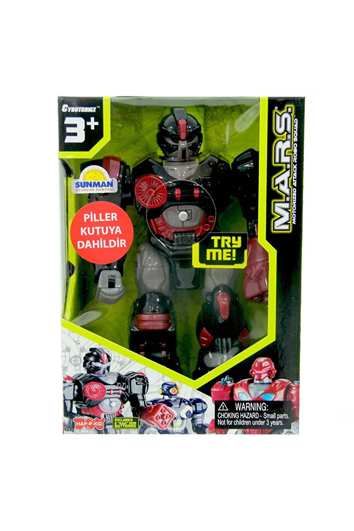 Erkek Çocuk Oyuncak Sunman M.A.R.S. Işıklı Yürüyen Robot - S00005767 - 1adet Stokta Olan Gönderilir