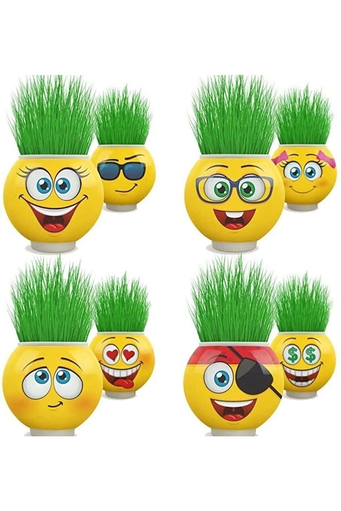 Çocuk Gelişim Oyuncaklar 25Adet Çimoji Emojili Yeni Nesil Çim Adamlar Kız Erkek Çocuk Oyuncak