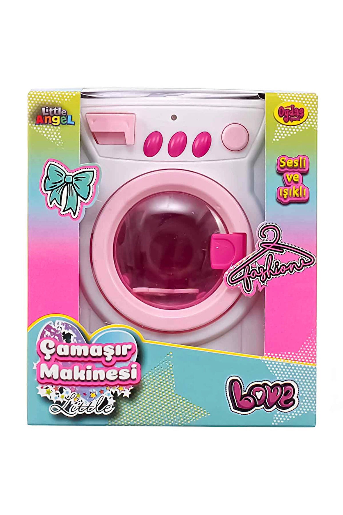 Erkek Çocuk Oyuncak Pilli Işıklı ve Sesli Küçük Çamaşır Makinesi 02603 Kız Çocuk Eğitici Oyuncaklar