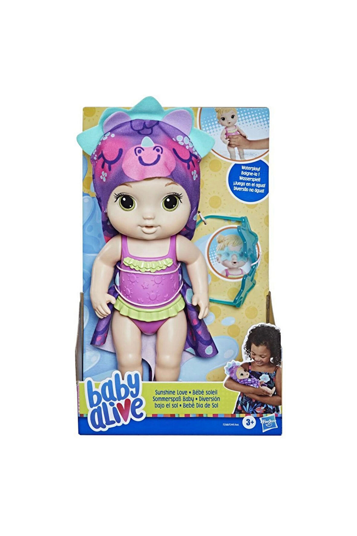 Erkek Çocuk Oyuncak Baby Alive Güneş Işığı Seven Bebeğim F2568 Kız Çocuk Eğitici Oyuncaklar