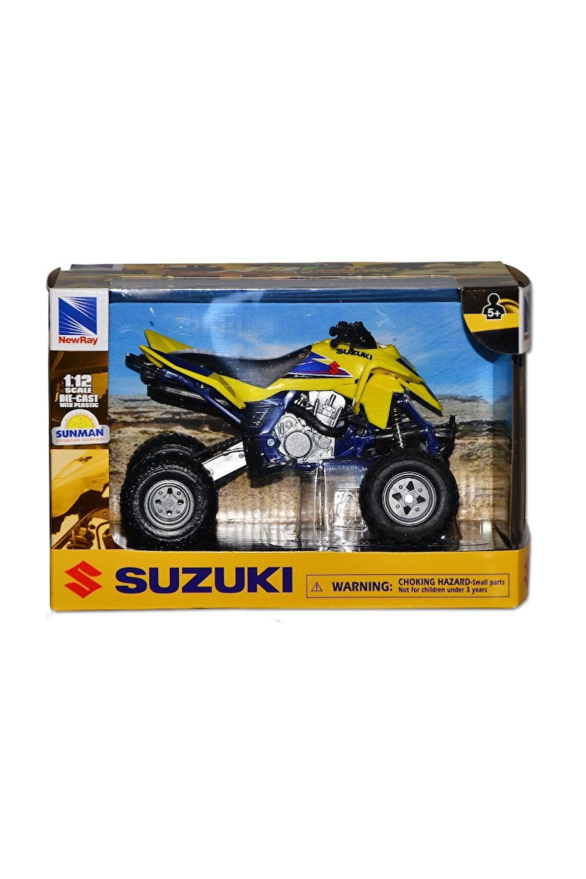 Erkek Çocuk Oyuncak 43393 1:12 Suzuki Quadracer R450 Motor Kız Çocuk Eğitici Oyuncaklar