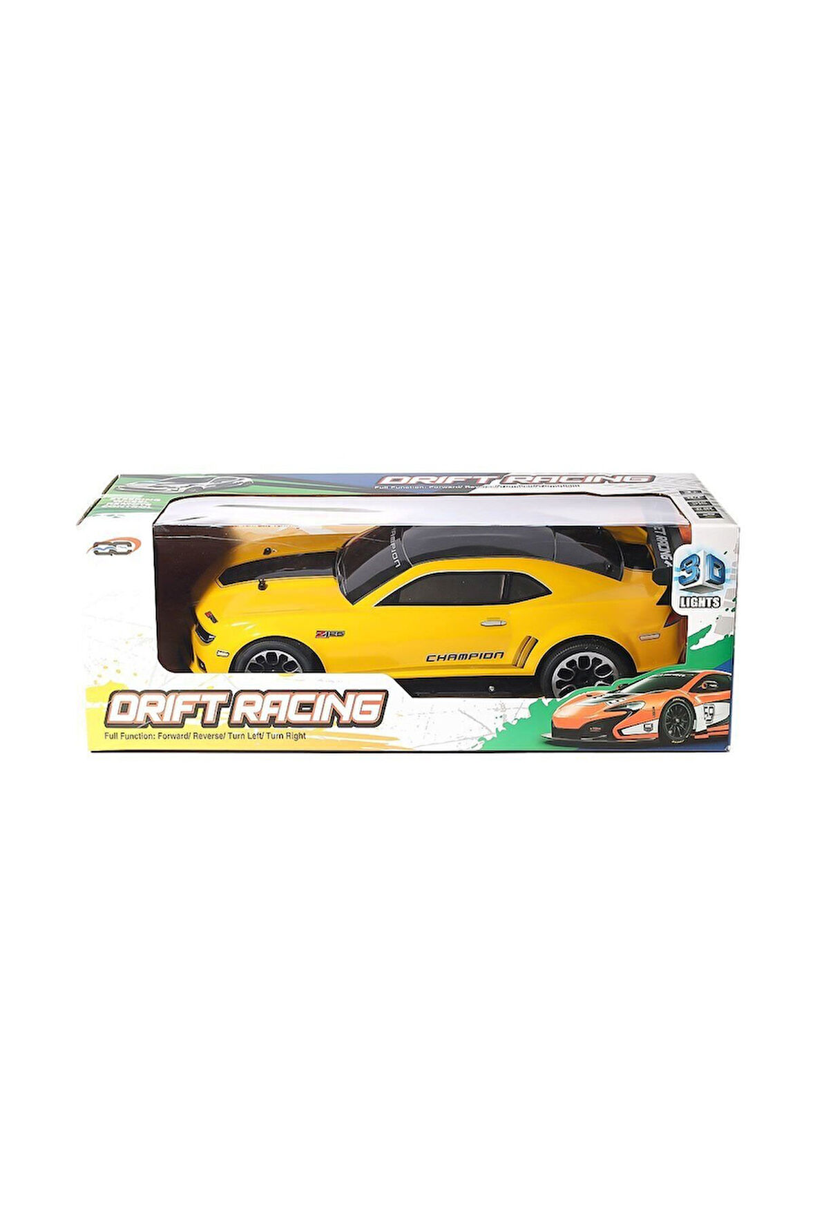 Erkek Çocuk Oyuncak 3700-111A 1 10 Kumandalı Şarjlı Işıklı Drift Racing Araba 41cm 1:10 -Can Kız Çoc