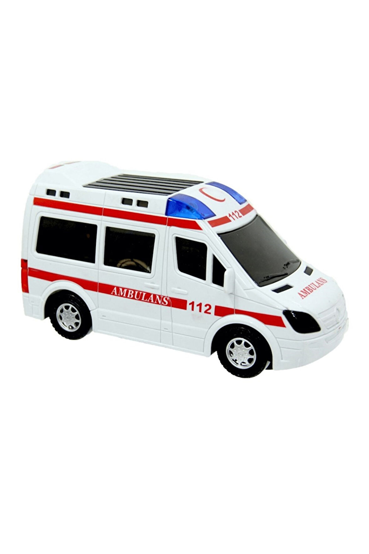 Erkek Çocuk Oyuncak Pilli Sesli ışıklı 112 Ambulans Oyuncak Kız Çocuk Eğitici Oyuncaklar