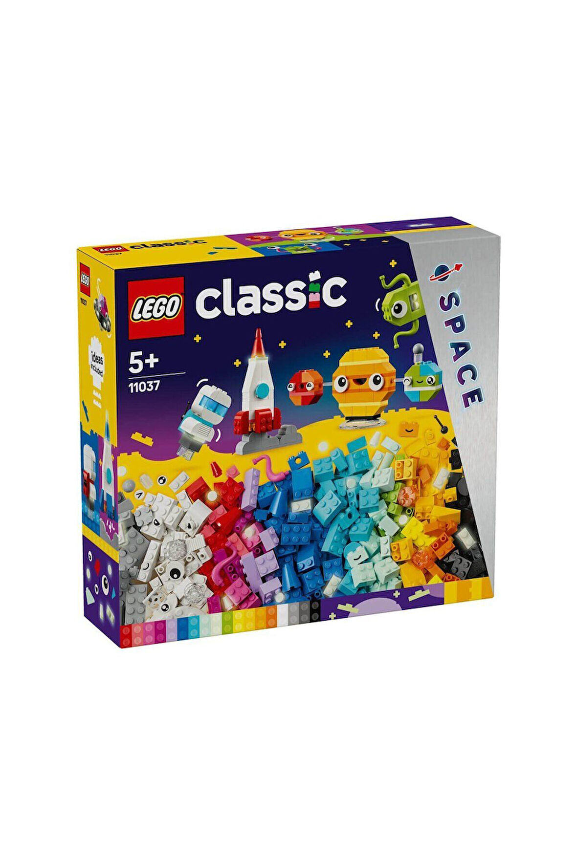 Erkek Çocuk Oyuncak 11037 LEGO® Classic Yaratıcı Uzay Gezegenleri 450 parça +5 yaş Kız Çocuk Eğitici