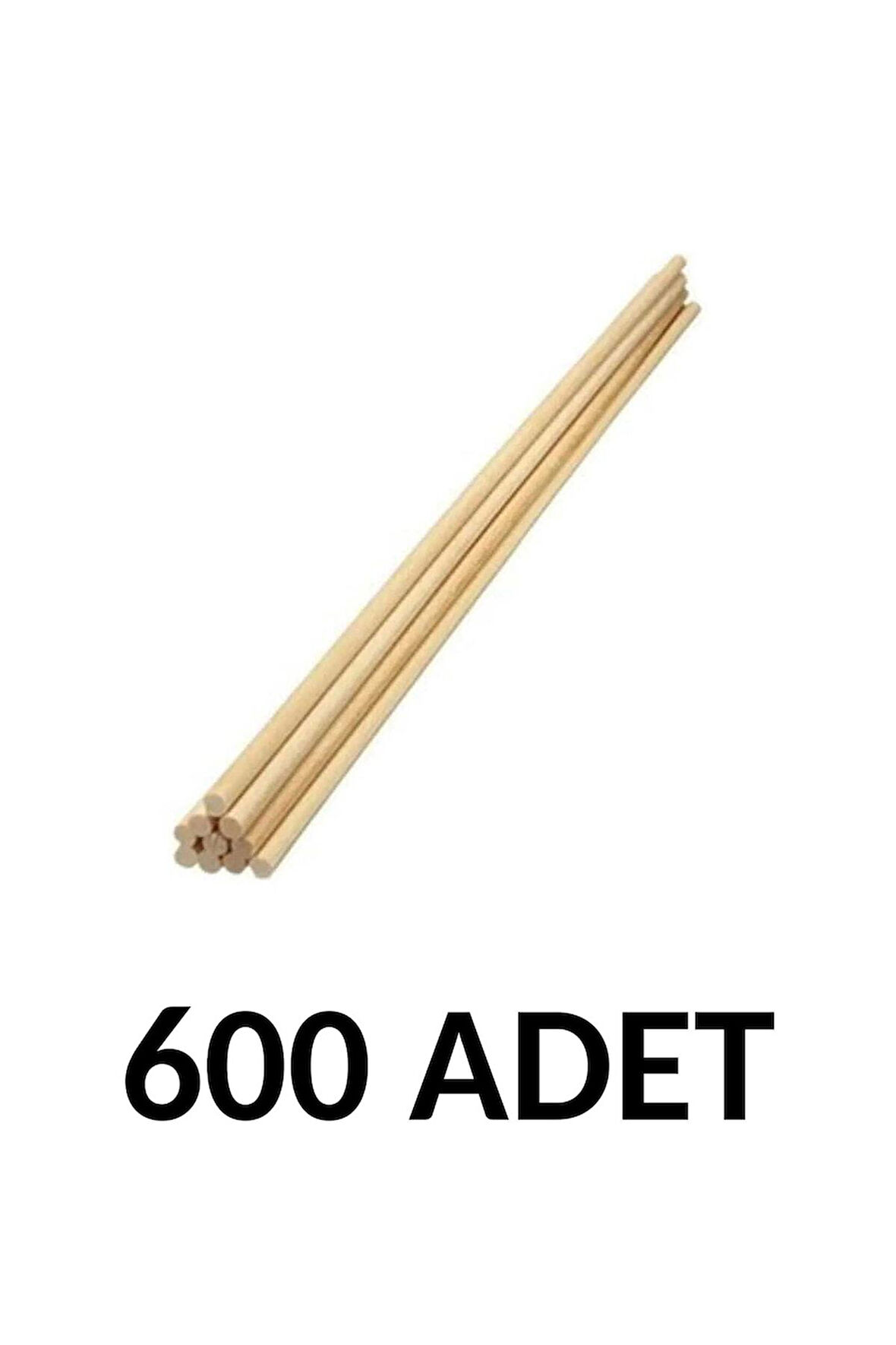 Çocuk Gelişim Oyuncaklar 600Adet Ahşap Yuvarlak Çubuk 30cm X 4mm Kız Erkek Çocuk Oyuncak